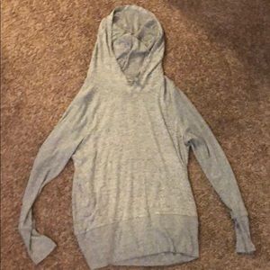 Comfy grey hoodie sweater